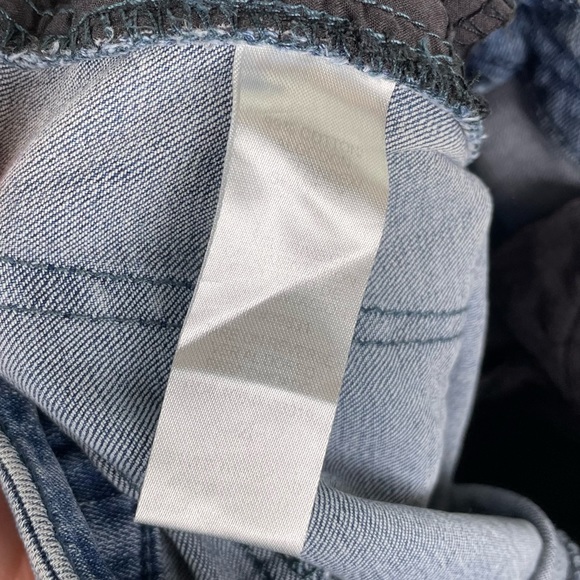 Democracy Flex-ellent Ankle Jeans Side Stripe Distressed Denim Women's Size 4 - Picture 10 of 10